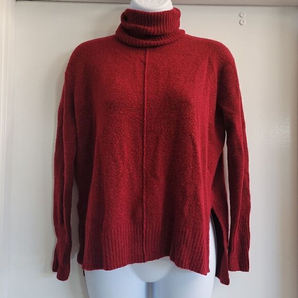 Athleta Martin red merino wool blend sweater - Picture 1 of 7